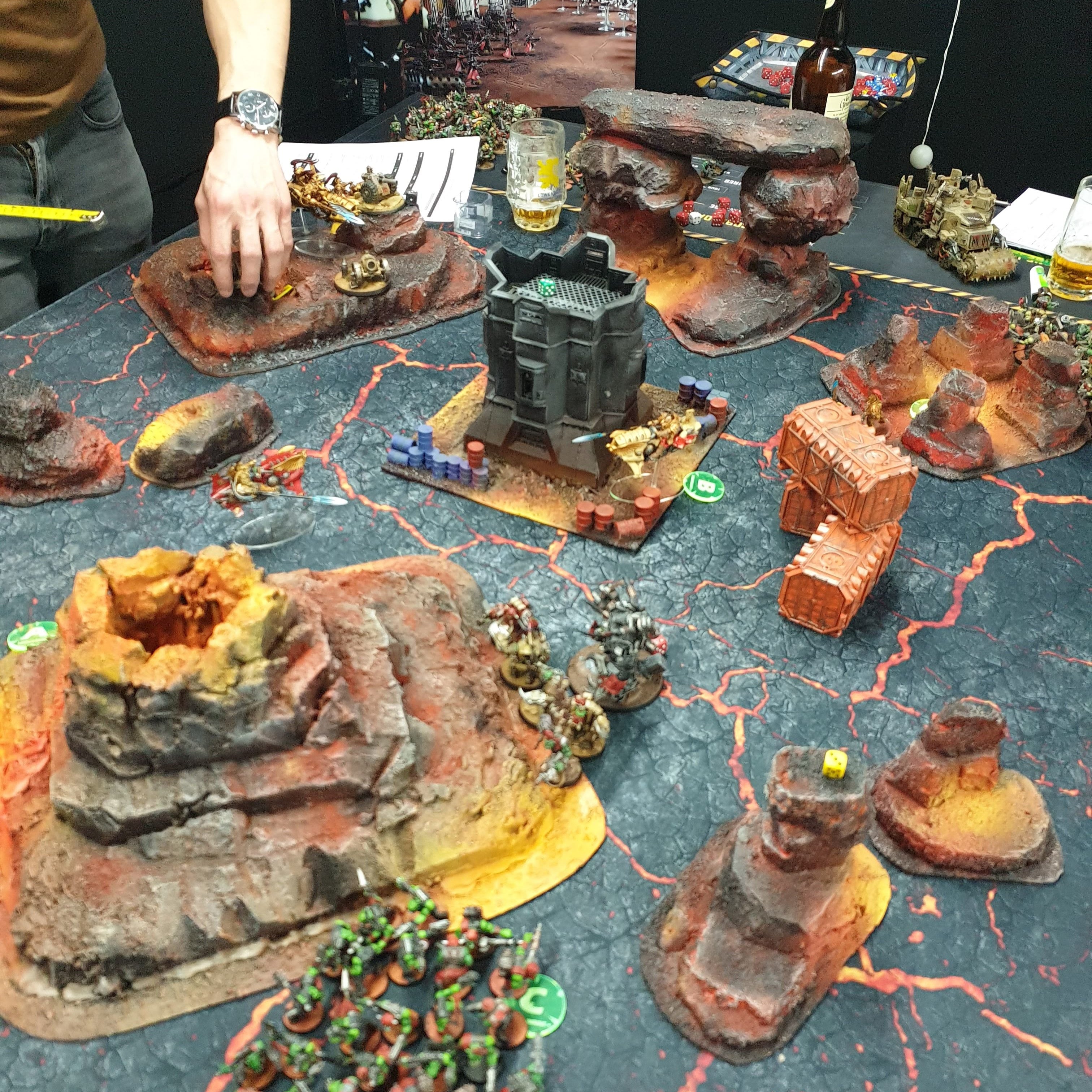 Lava - 60x44 - Game mat Wargame