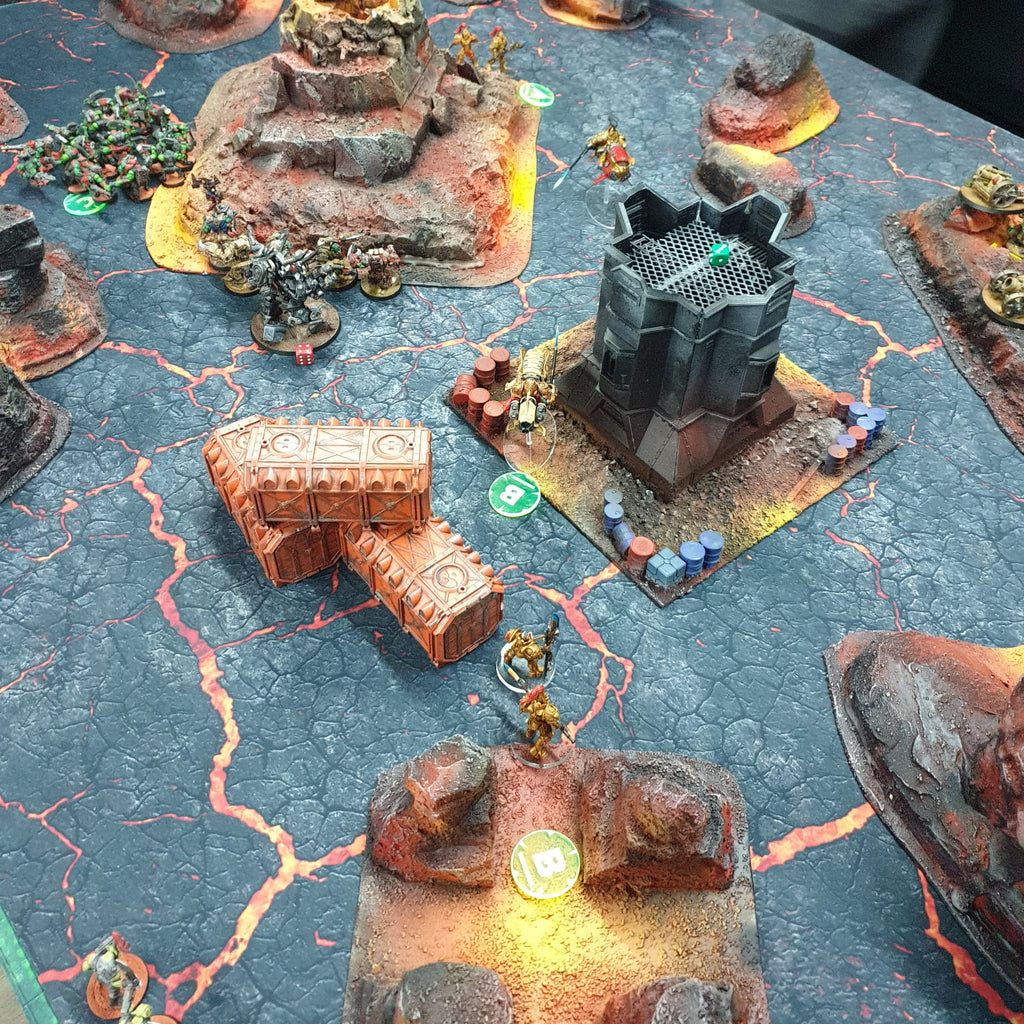 Lava - 60x44 - Game mat Wargame