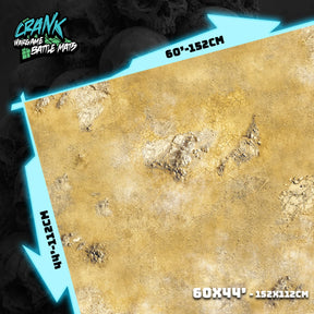 DESERT - 60x44 - Zone de bataille Wh40k Battle mat crank-wargame