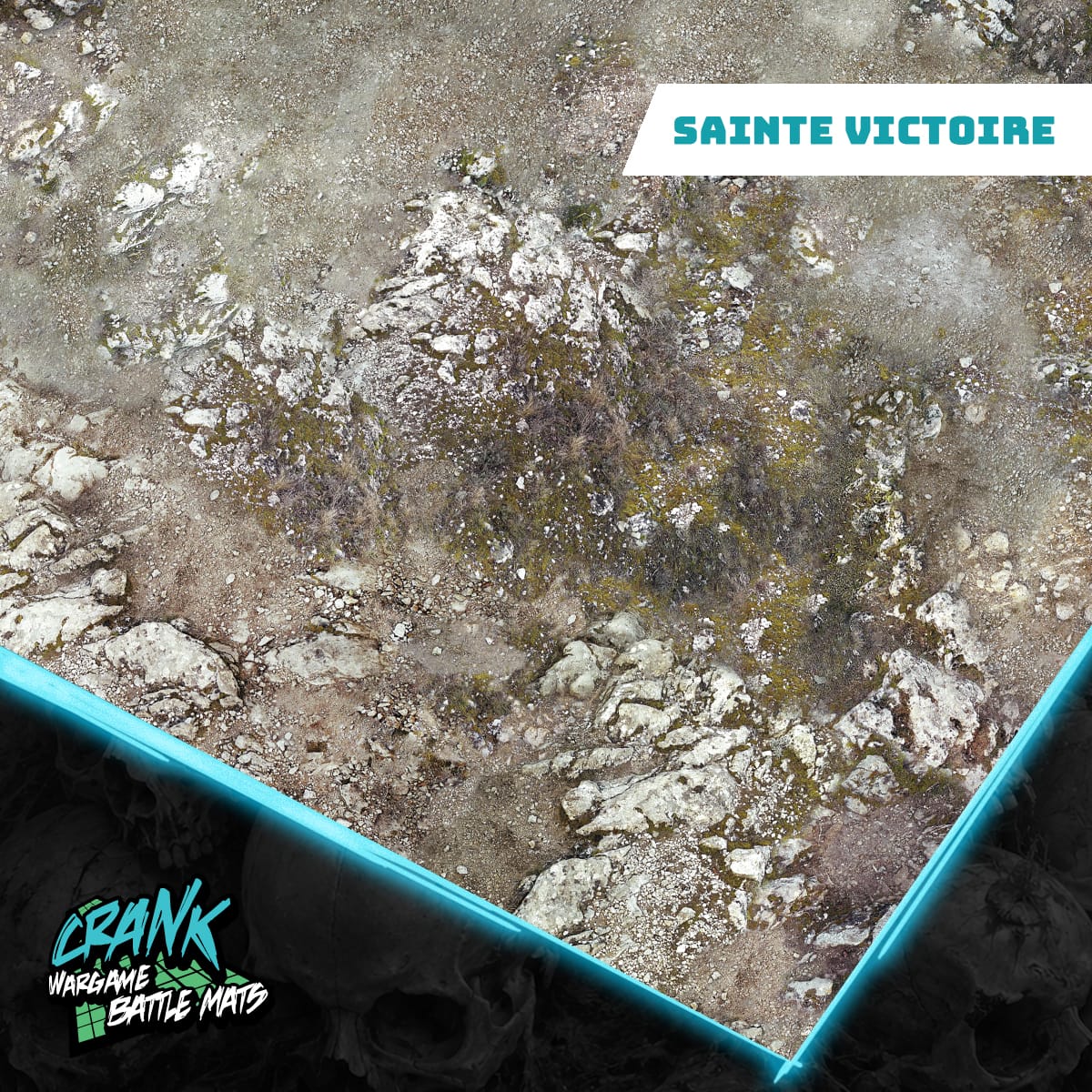 Sainte Victoire - 60x44 - Tapis de jeu (playmat) Warhammer Battle Battle mat crank-wargame