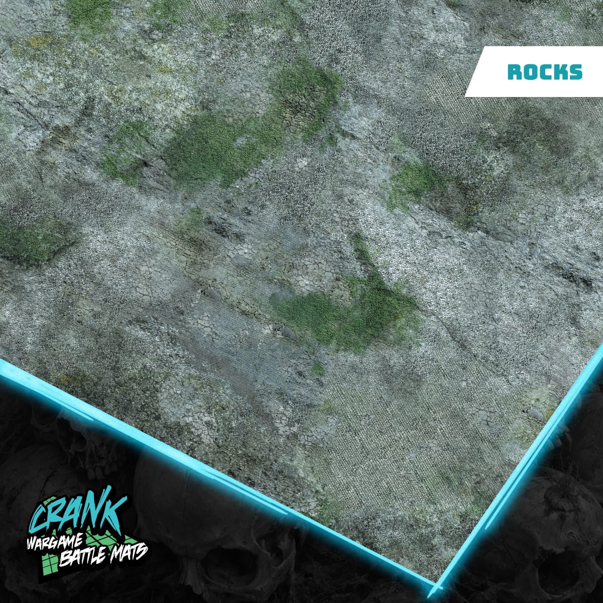 Rocks  - 60x44 - Zone de bataille Battle mat crank-wargame