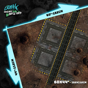Factory Reboot - 60x44 - Zone de bataille Wh40k Battle mat crank-wargame