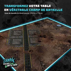 Factory Reboot - 60x44 - Zone de bataille Wh40k Battle mat crank-wargame