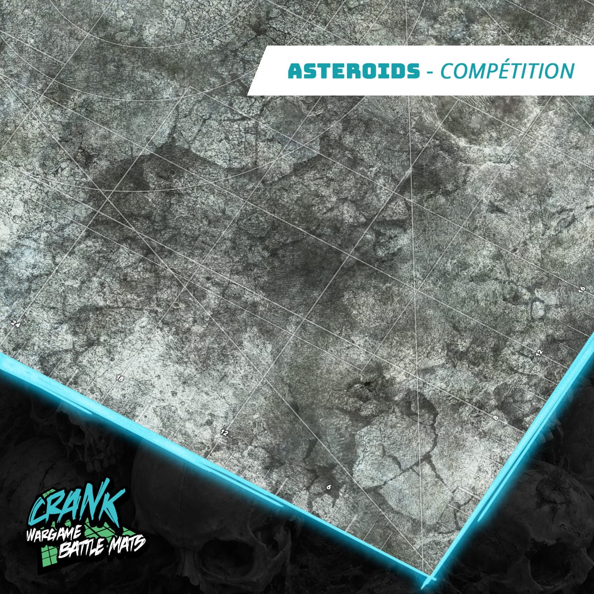 Asteroids - Compétitif, zone de déploiement et graduation (Copie) Battle mat crank-wargame
