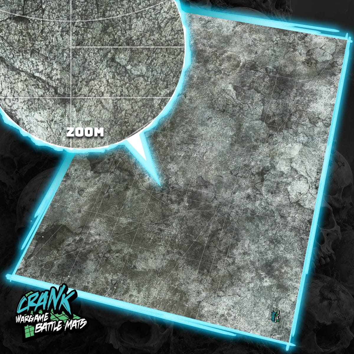 Asteroids - Compétitif, zone de déploiement et graduation (Copie) Battle mat crank-wargame