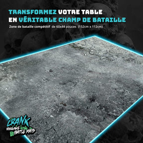 Ruines - 60x44 - Game mat Wargame Battle mat crank-wargame