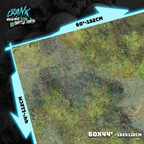 Marais / Canyon  60x44 - Recto/Verso- Tapis de jeu compétitif Battle mat crank-wargame