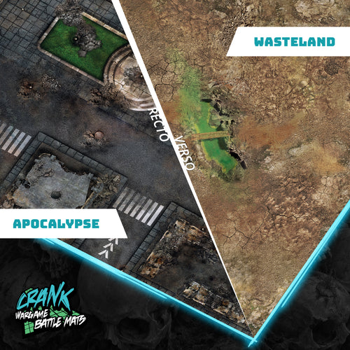 Apocalypse & wasteland - 60X44 - Tapis de Jeu Urbain et Wasteland