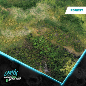 Forest & Desert - 60X44 - Tapis de jeu Recto Verso Battle mat crank-wargame