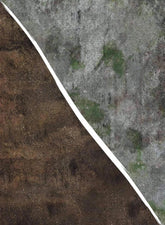 Dirt / Rocks - 60X44 - Game mat Recto Verso Battle mat crank-wargame