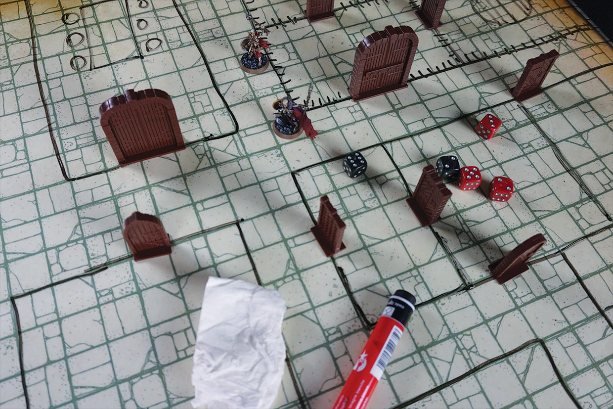 Les cartes pour jeux de rôle, effaçables (pack de 3)