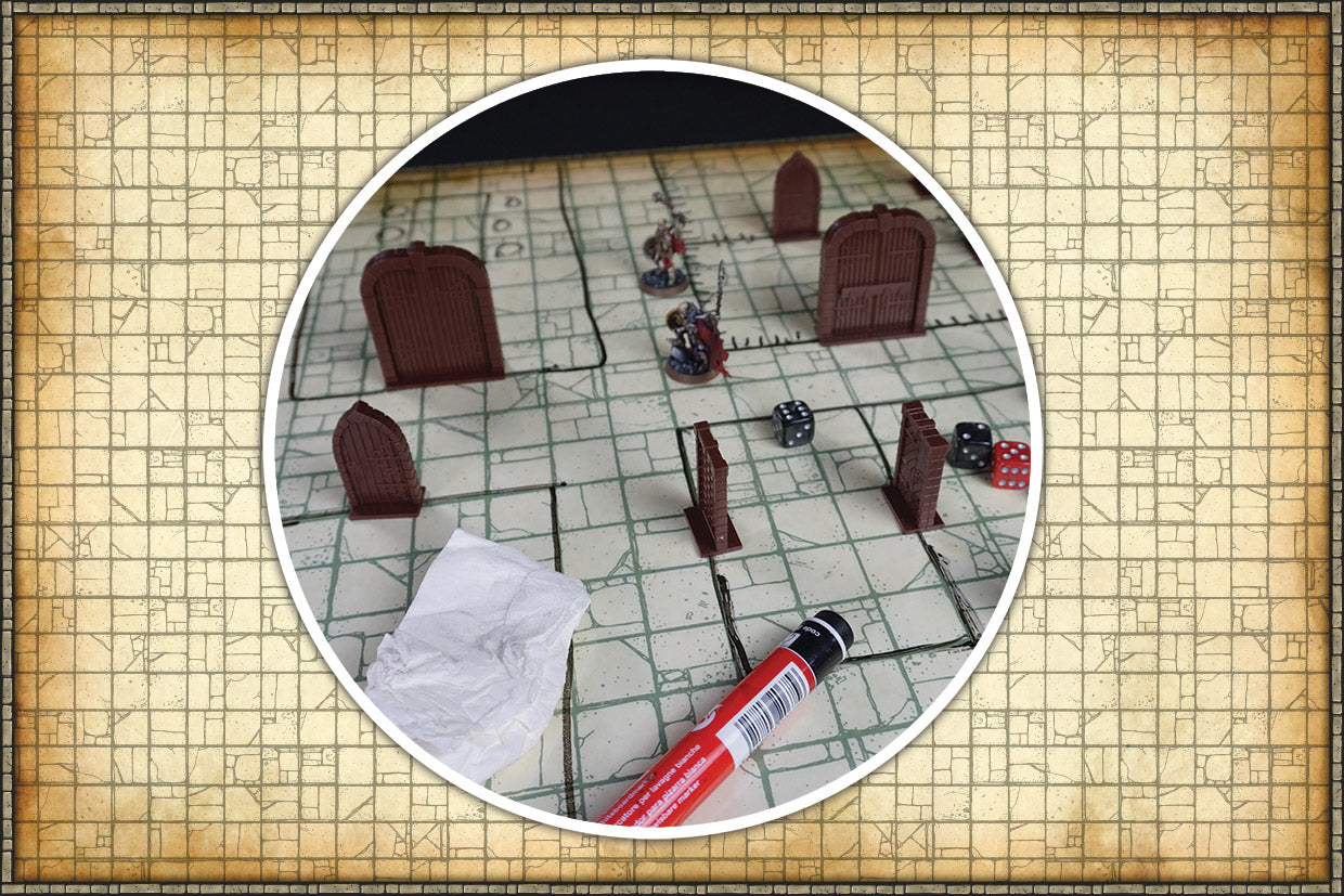 Les cartes pour jeux de rôle, effaçables (pack de 3)