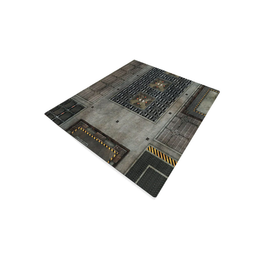 FOG ZONE - 36X36 - Zone de bataille mousepad
