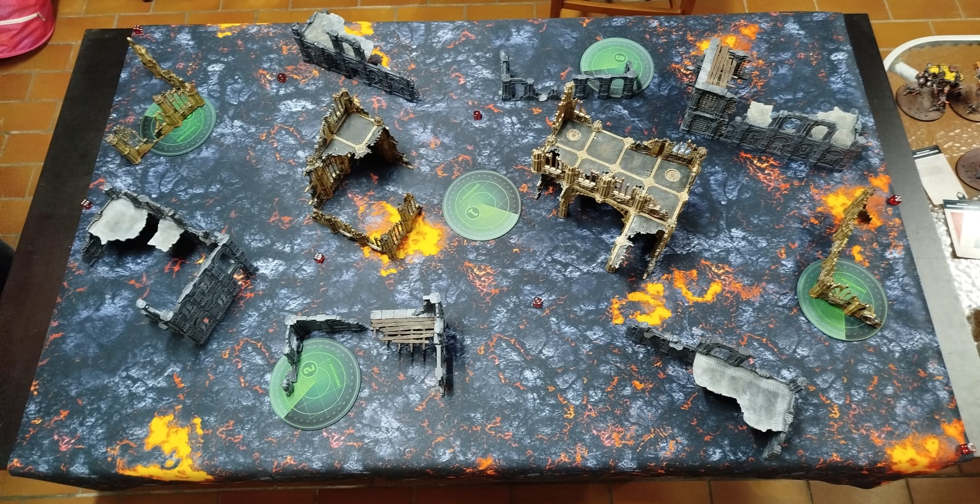 Inferno- 60x44 - Tapis de jeu warhammer 40000