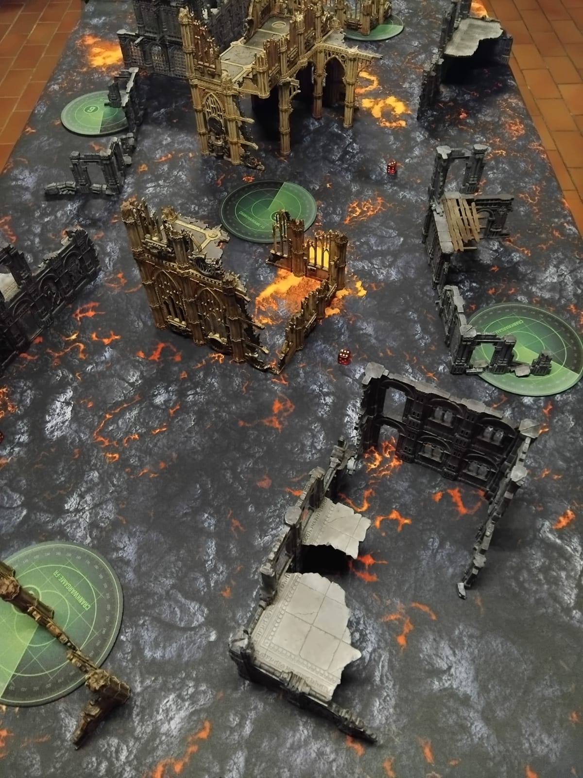 Inferno- 60x44 - Tapis de jeu warhammer 40000