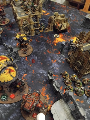 Inferno- 60x44 - Tapis de jeu warhammer 40000