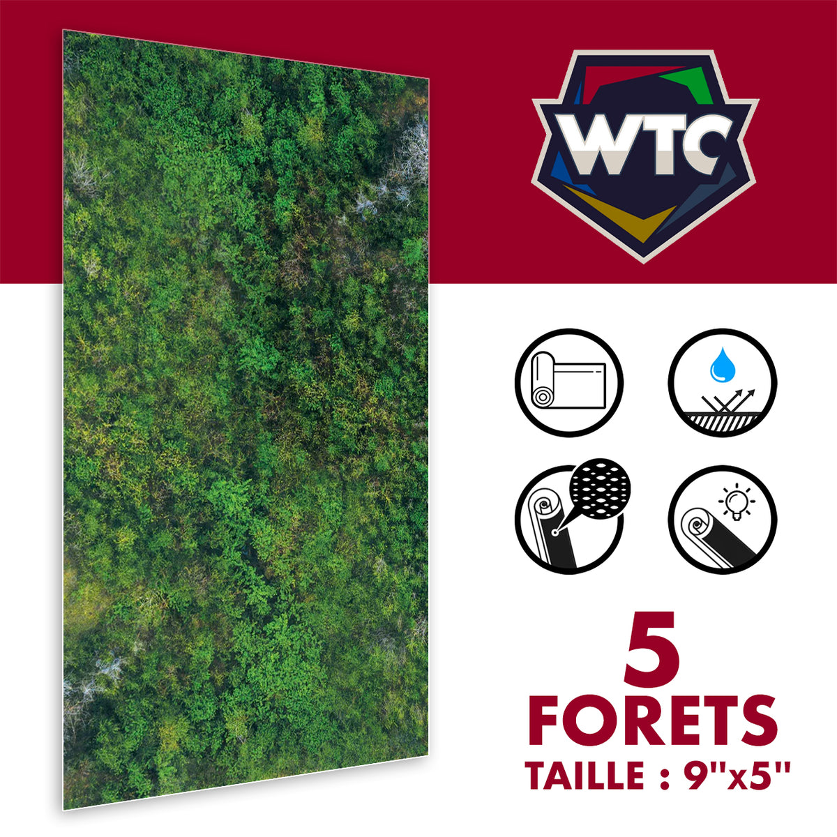 Field area "Forests + Buildings" Layout WTC40k - 17 rooms