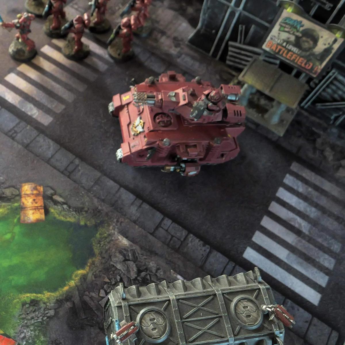 Apocalypse  - 60x44 - Tapis de jeu de guerre urbain