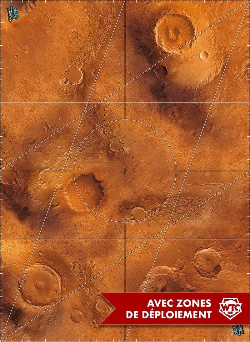 Mars 60x44 With Wh40k Deployment Zone - Competitive Playmat