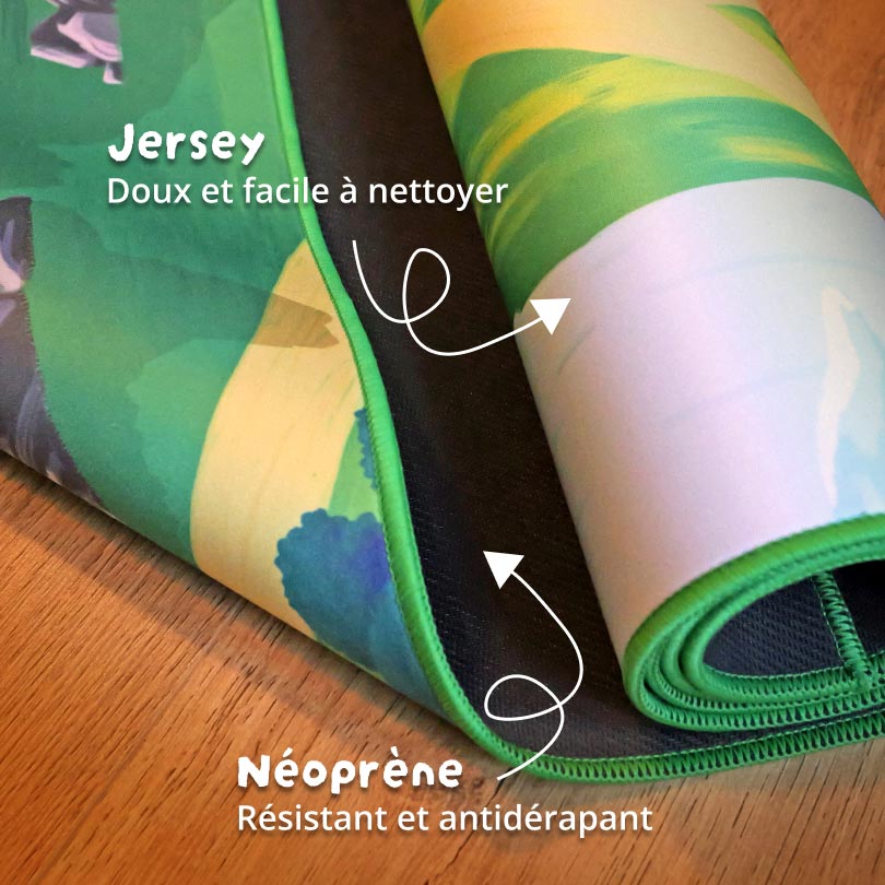 Tapis de jeu exploration pour enfants Geek - 150x100cm - Tapis chifoumi