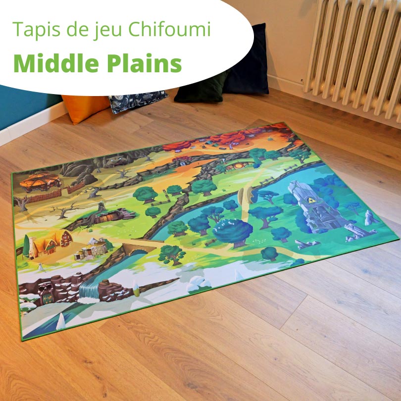 Tapis de jeu exploration pour enfants Geek - 150x100cm - Tapis chifoumi