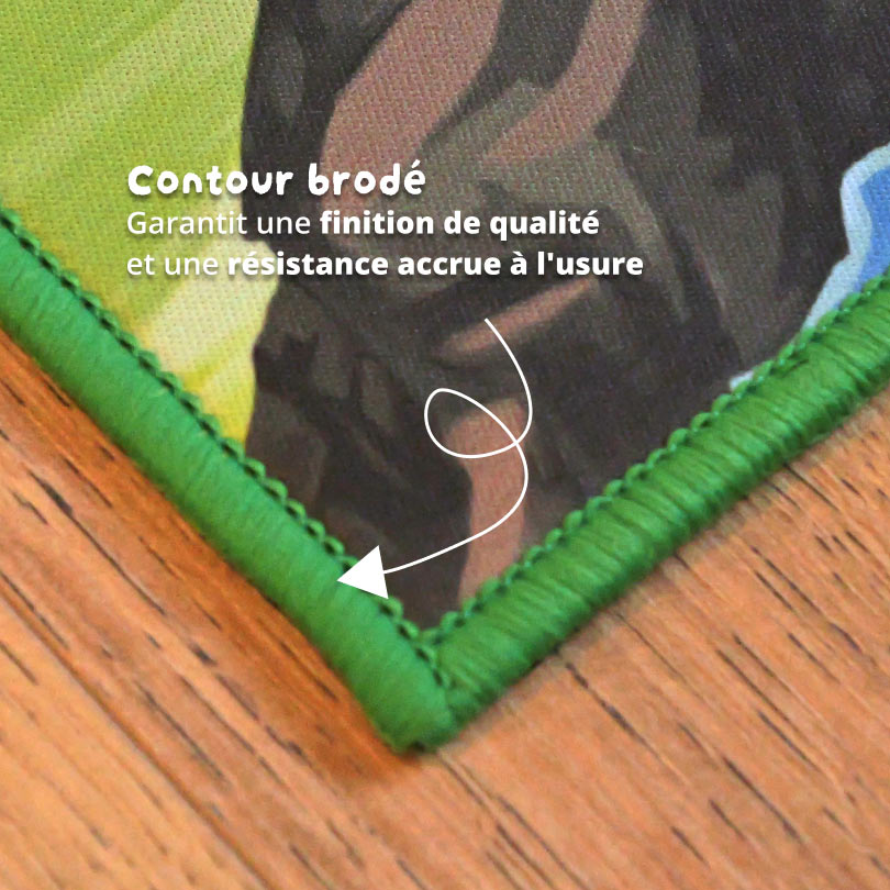 Tapis de jeu exploration pour enfants Geek - 150x100cm - Tapis chifoumi