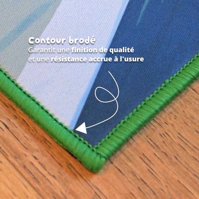 Tapis de jeu exploration pour enfants Geek - 150x100cm - Tapis chifoumi