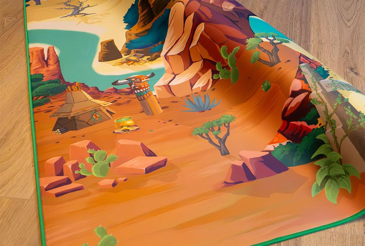 Tapis de jeu exploration pour enfants Geek - 150x100cm - Tapis chifoumi