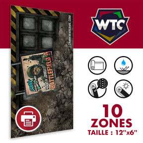 Field area "Forests + Buildings" Layout WTC40k - 17 rooms