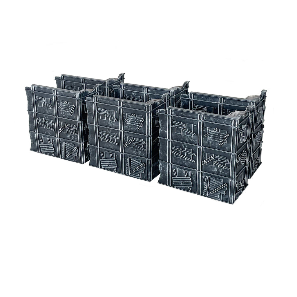 Warhammer 40k BIG Terrain Set - 16 elements peints