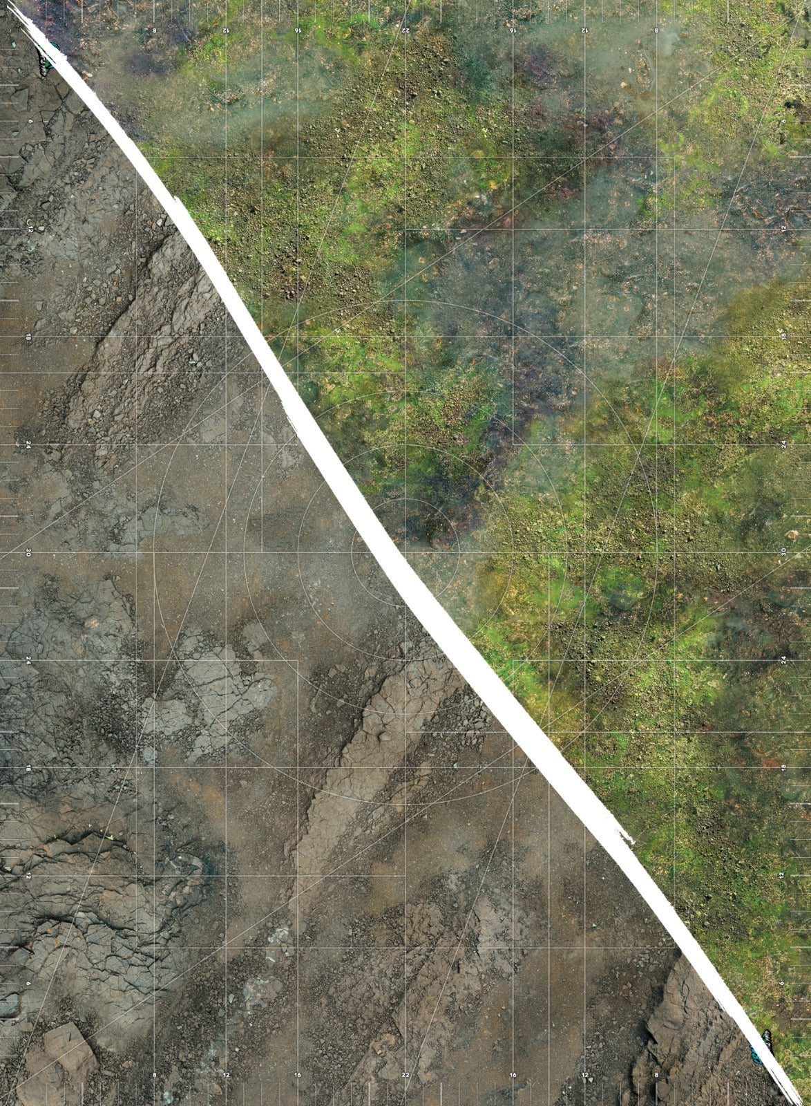 Marais / Canyon  60x44 - Recto/Verso- Tapis de jeu compétitif