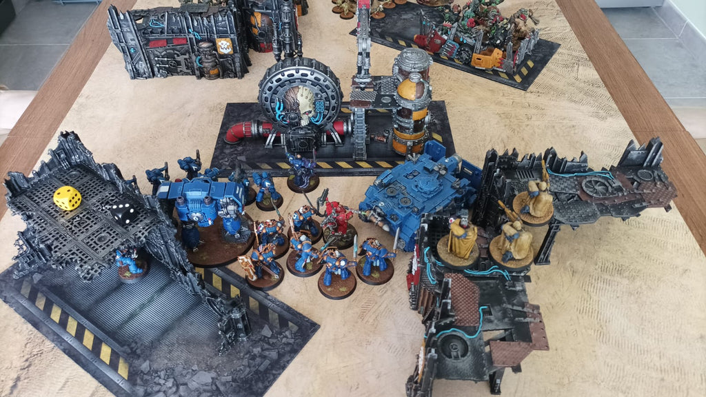 Racetrack 60x44 - Champs de bataille désertique