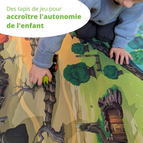 Tapis de jeu exploration pour enfants Geek - 150x100cm - Tapis chifoumi