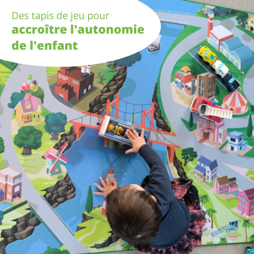 Tapis de jeu exploration pour enfants Geek - 150x100cm - Tapis chifoumi