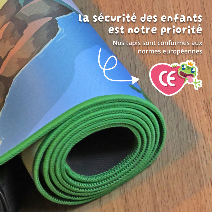 Tapis de jeu exploration pour enfants Geek - 150x100cm - Tapis chifoumi