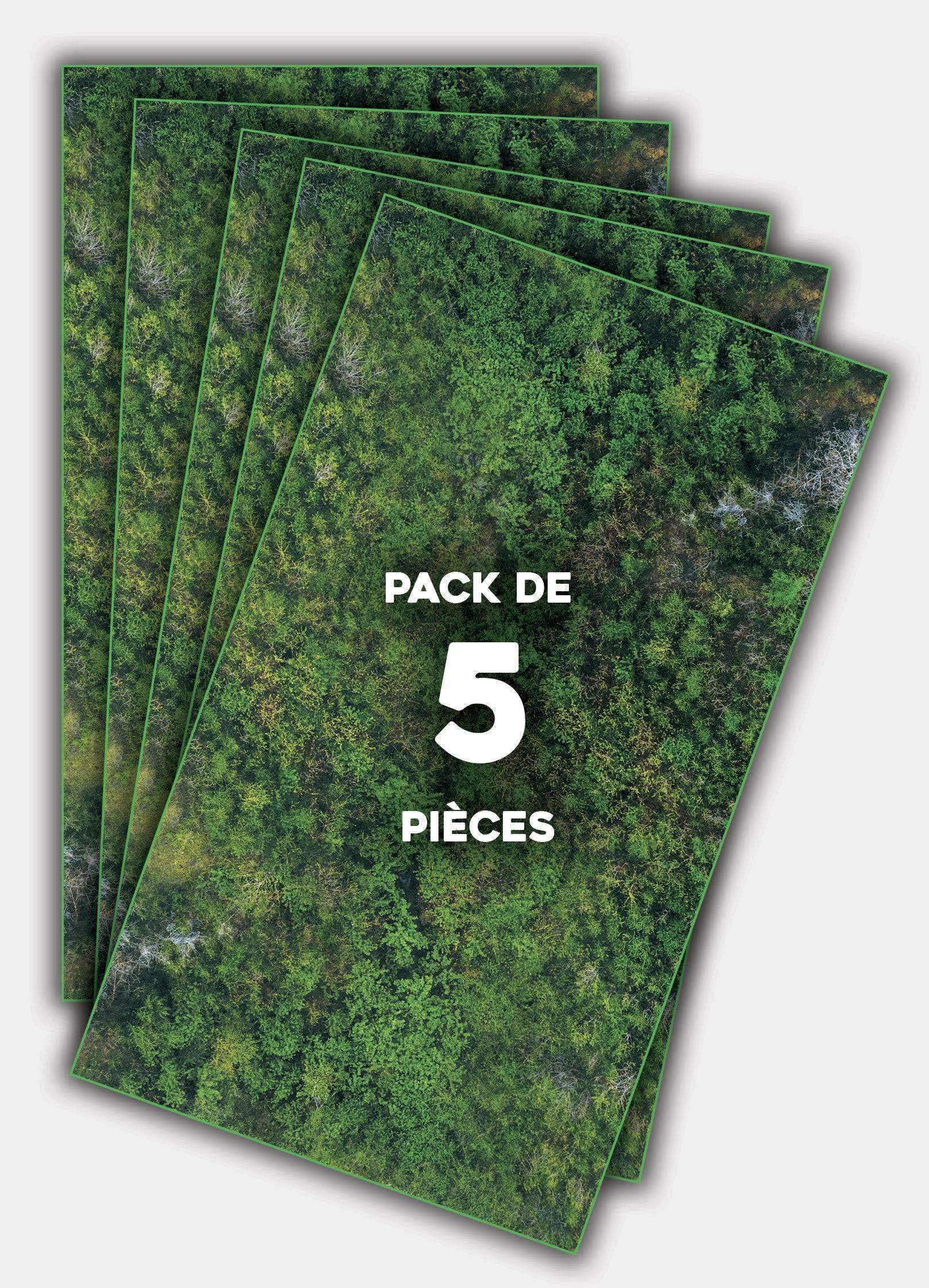 Pack de terrain "Forests" 5 pièces 9x5 - crank-wargame