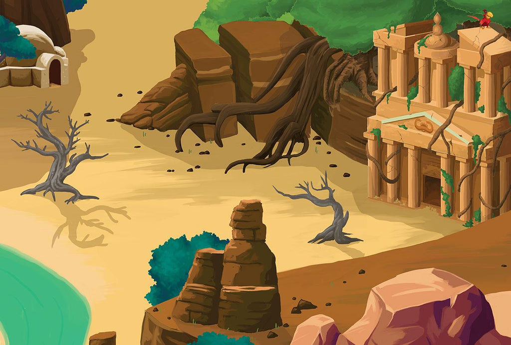 Tapis de jeu exploration pour enfants Geek - 150x100cm - Tapis chifoumi