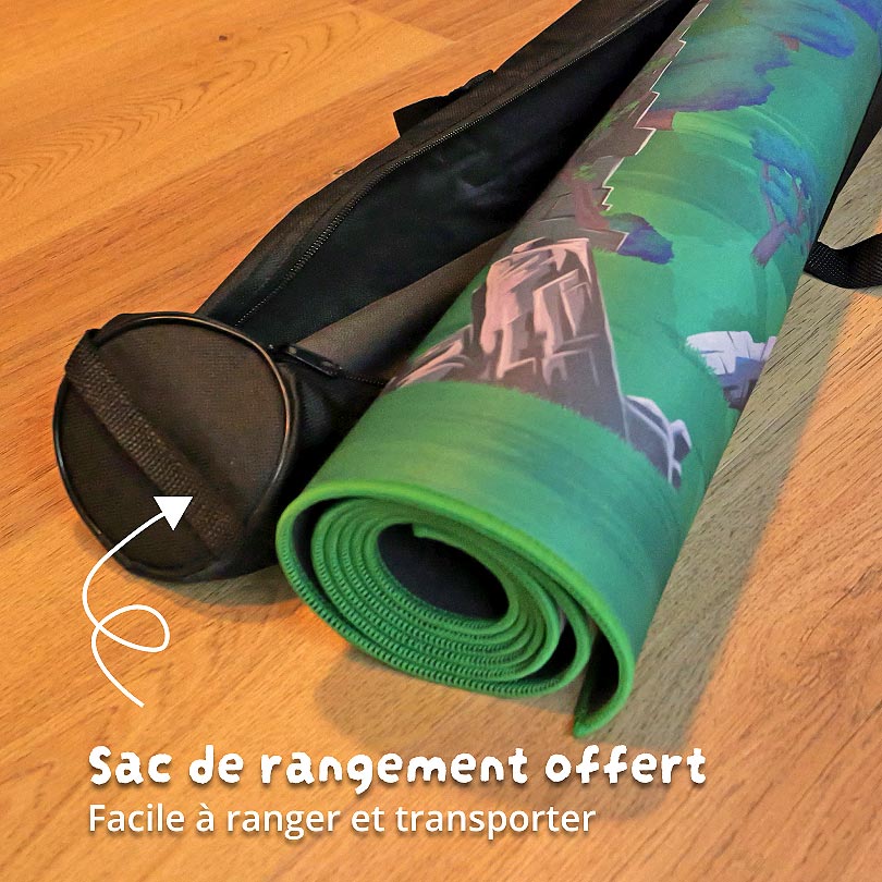 Tapis de jeu exploration pour enfants Geek - 150x100cm - Tapis chifoumi