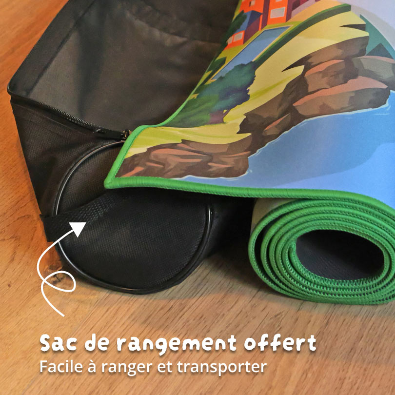 Tapis de jeu exploration pour enfants Geek - 150x100cm - Tapis chifoumi