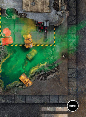 Apocalypse & wasteland - 60X44 - Tapis de jeu Recto Verso game mat battle mats play mats tapis jeu crank-wargame