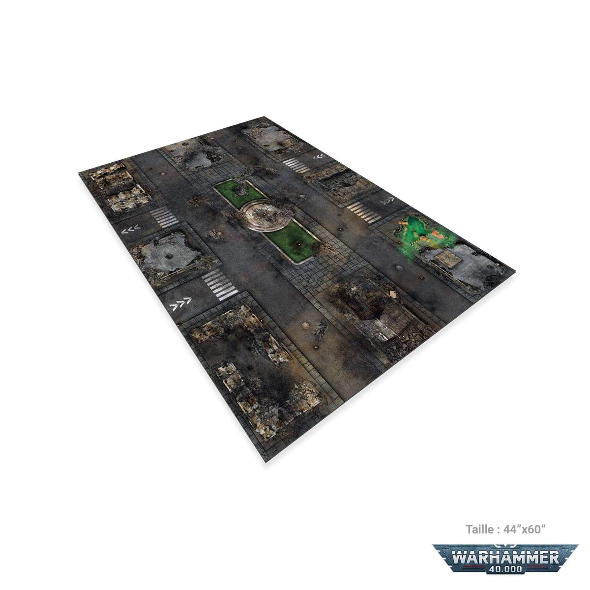 crank-wargame Battle mat Apocalypse V9  - 44x60 - Zone de bataille Wh40k V9