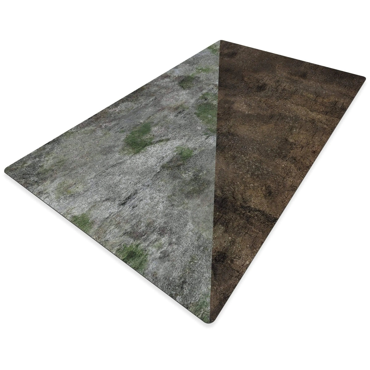 crank-wargame Battle mat Dirt / Rocks - 72X48 - Game mat Recto Verso