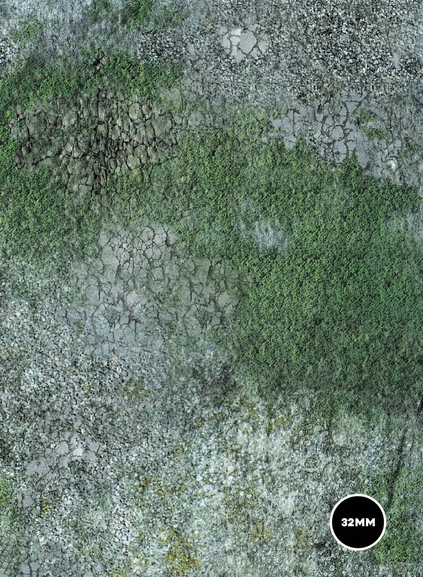 Dirt / Rocks - 72X48 - Game mat Recto Verso game mat battle mats play mats tapis jeu crank-wargame