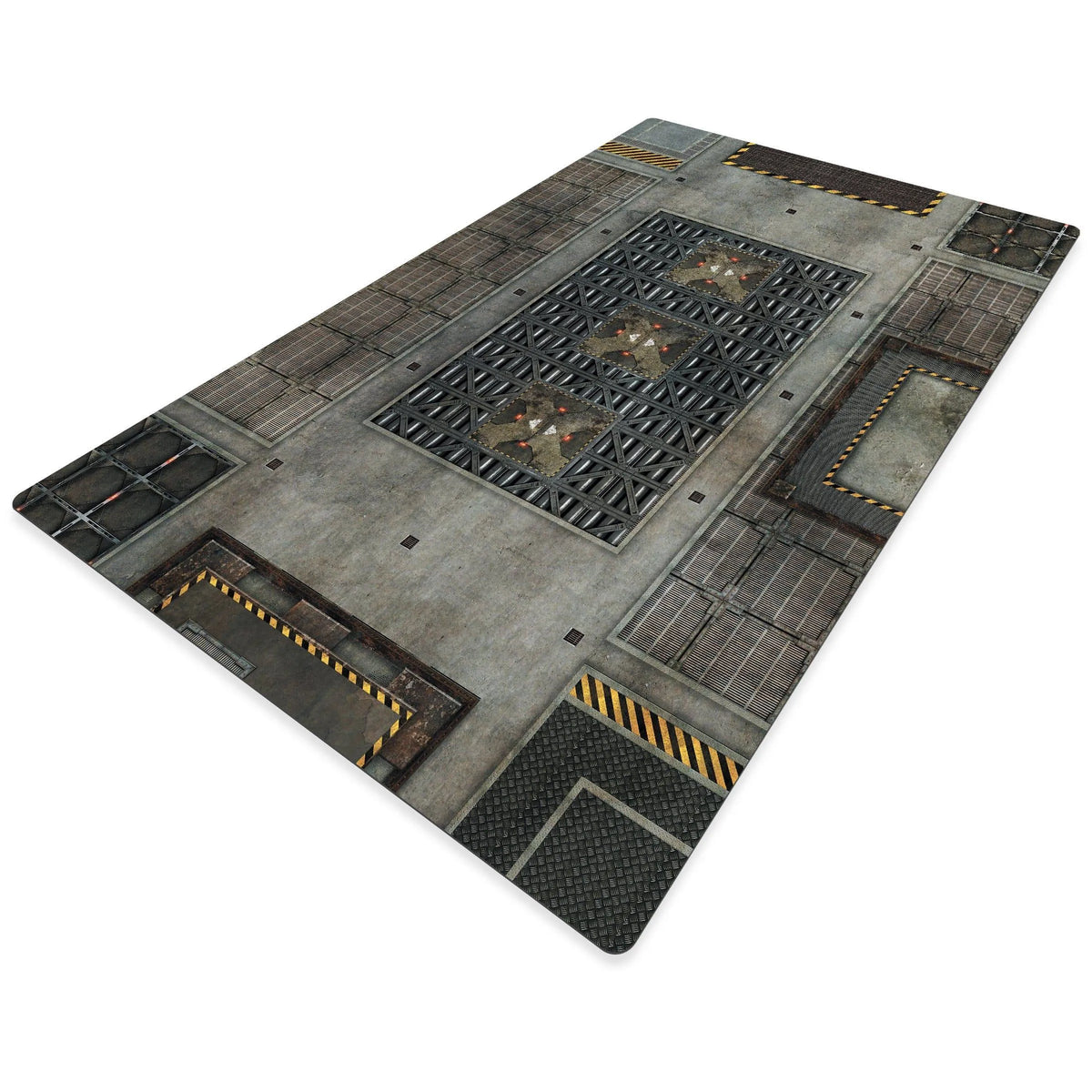 crank-wargame Battle mat Industry / Neutral Road - 72X48 - Game mat Recto Verso