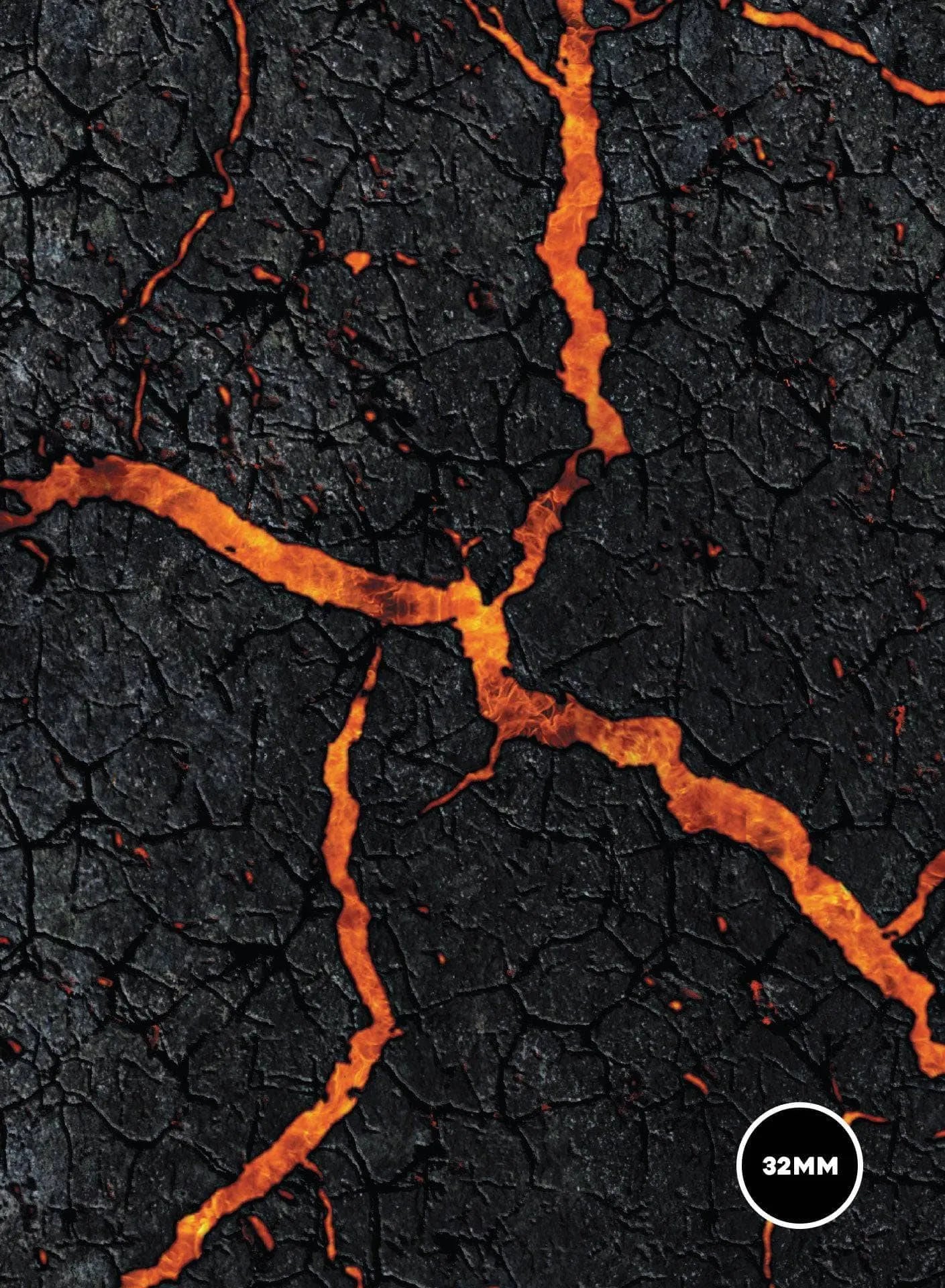 Lava / Desert - 72X48 - Game mat Recto Verso game mat battle mats play mats tapis jeu crank-wargame