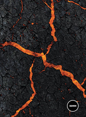 Lava / Desert - 72X48 - Game mat Recto Verso game mat battle mats play mats tapis jeu crank-wargame