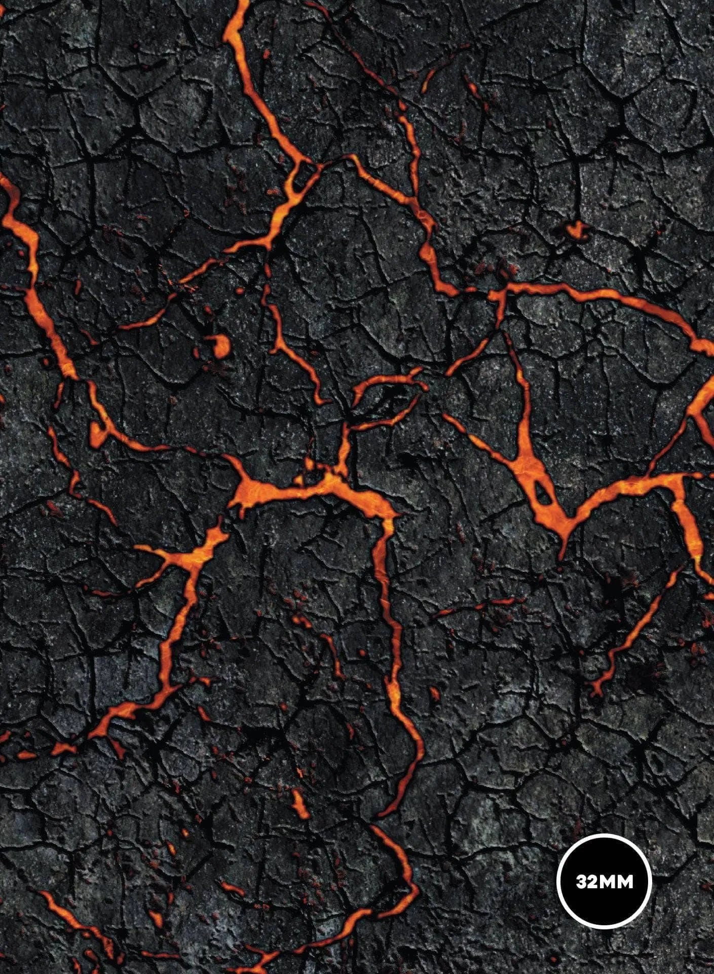Lava / Desert - 72X48 - Game mat Recto Verso game mat battle mats play mats tapis jeu crank-wargame