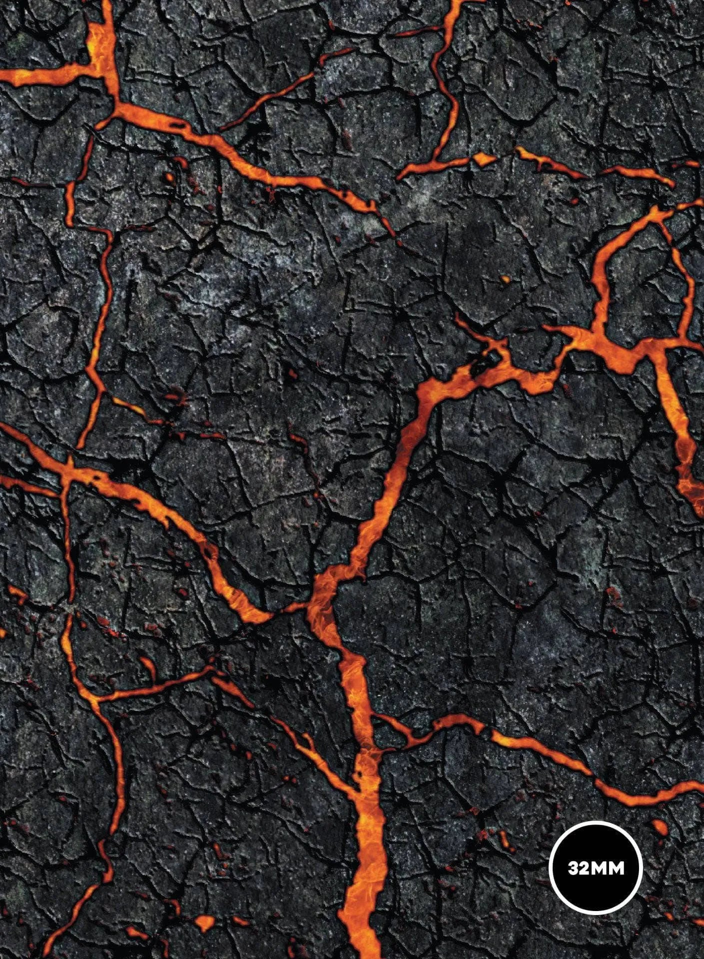 Lava / Desert - 72X48 - Game mat Recto Verso game mat battle mats play mats tapis jeu crank-wargame