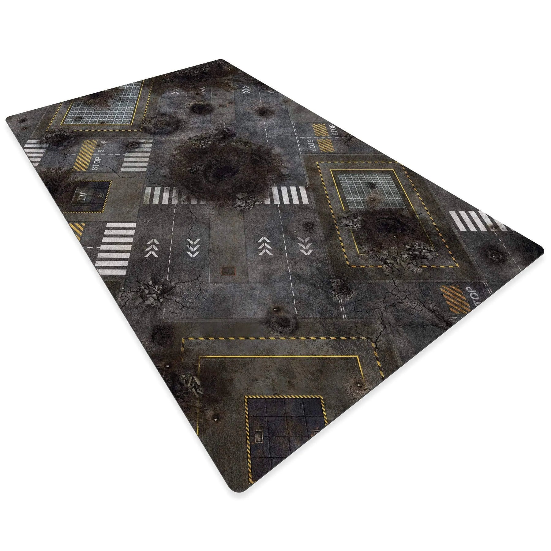 crank-wargame Battle mat Mars / Checkpoint - 72X48 - Game mat Recto Verso