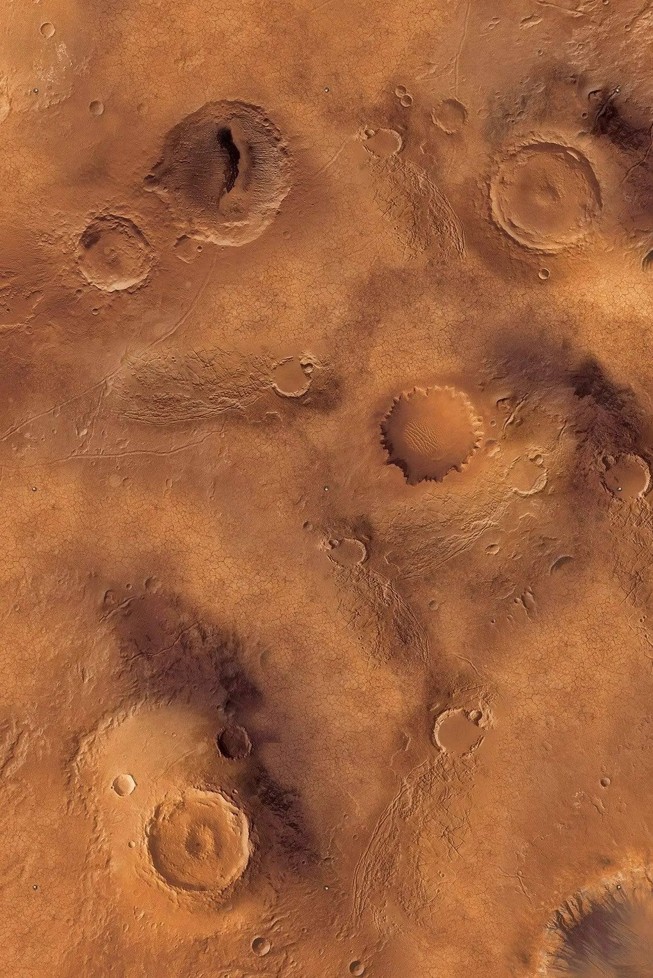 crank-wargame Battle mat Mars / Checkpoint - 72X48 - Game mat Recto Verso